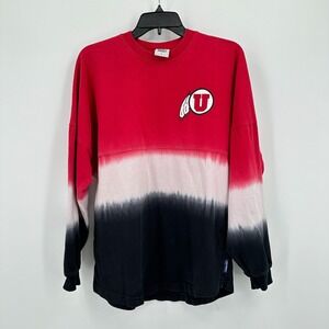 University Of Utah Spirit Jersey UTES S‎ Black Red Tie Dye Football College